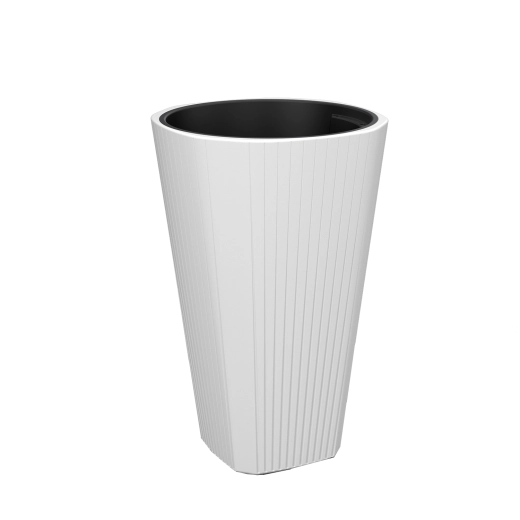 Ghiveci Muza 39 cm alb cu inserție