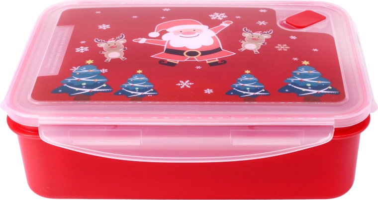 Cutie din plastic cu supapă – motiv de Crăciun 2,2 l