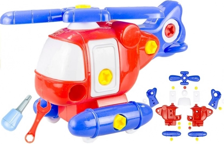 Elicopter cu șuruburi – set de construcție pentru copii