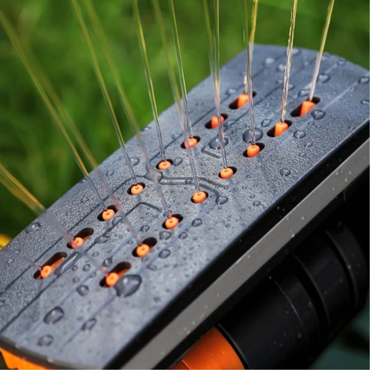 Acoperire largă datorită celor 16 duze