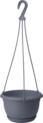 Ghiveci suspendat Malta 27 cm antracit