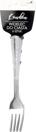 Set de 6 furculițe pentru tort London