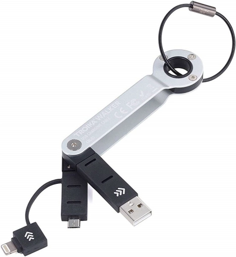 Troika Walker Silver breloc USB, argintiu