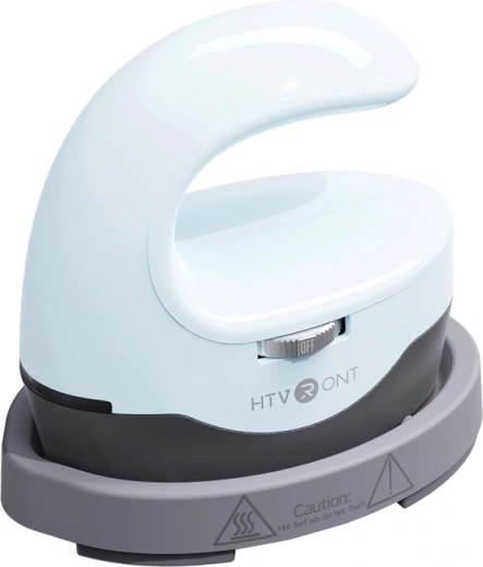 HTVRONT HPM02 mini presă pentru termotransfer, albastru deschis