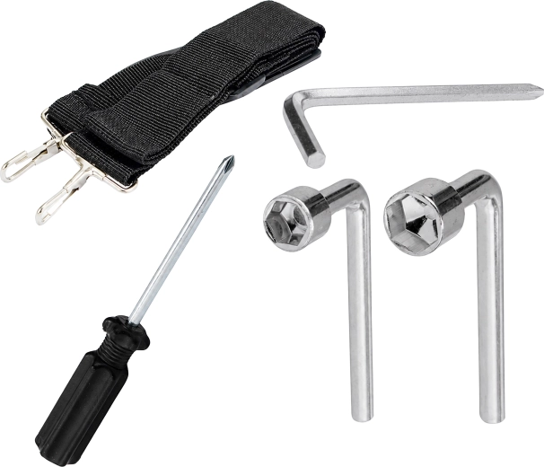 Set pe acumulator 3în1 (mini fierăstrău cu lanț + foarfecă pe acumulator pentru crengi + prelungitor telescopic) – palet 48 buc.