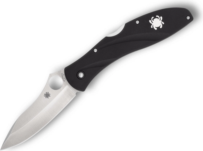 Spyderco Centofante 3 cuțit pliabil de buzunar 7,9 cm, satin, FRN negru