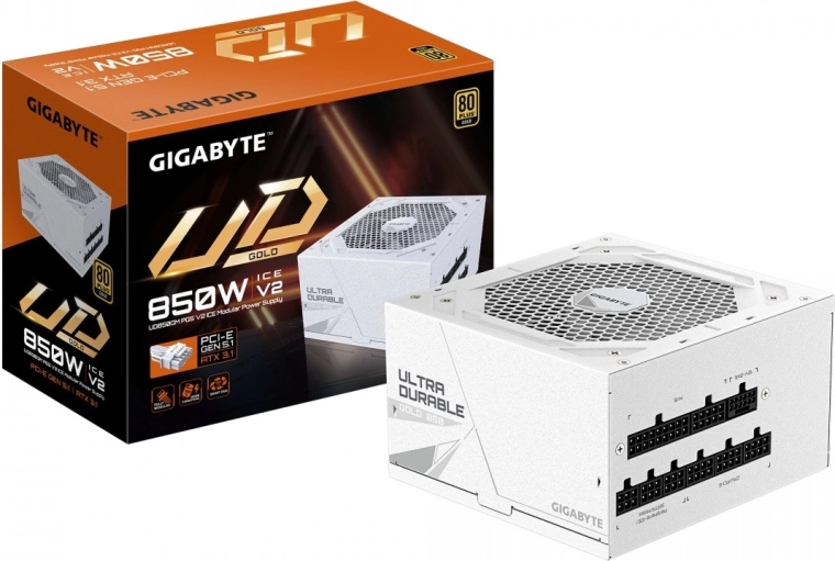 Sursă de alimentare modulară 850 W 80+ Gold ATX 3.1 cu PCIe 5.1 (GP-UD850GM PG5 V2 ICE)
