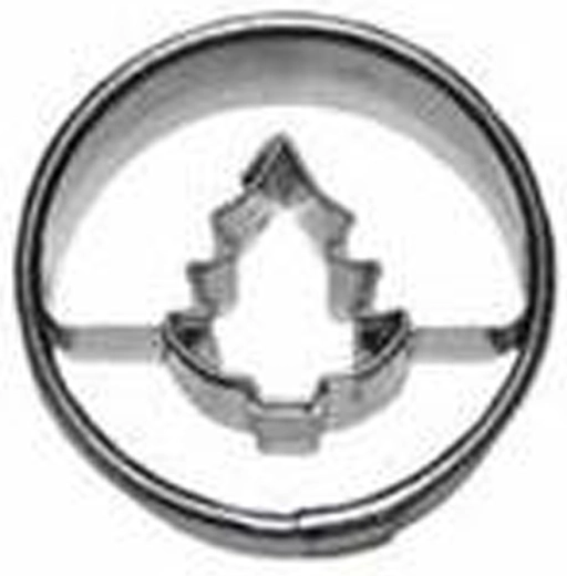 Formă decupatoare pentru prăjituri cerc cu brăduț 4 cm TORO