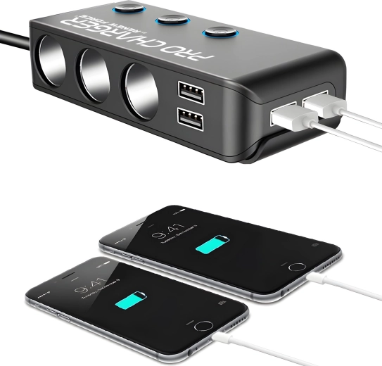 Încărcare USB 4× inclusiv Quick Charge 3.0 și Power Delivery