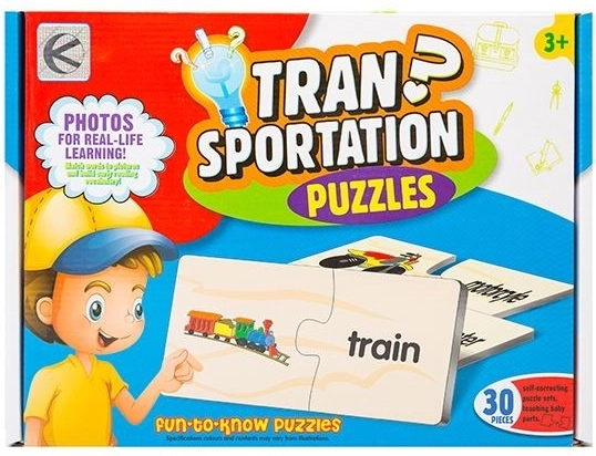 Puzzle educativ – transport