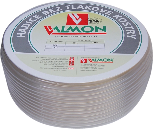Furtun de grădină PVC 9,5 mm transparent, 100 m
