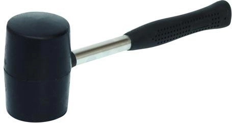 Ciocan de cauciuc 1040 g cu mâner metalic, diametru 90 mm