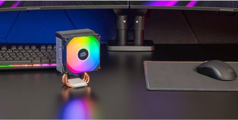Cooler cu profil redus pentru carcase compacte