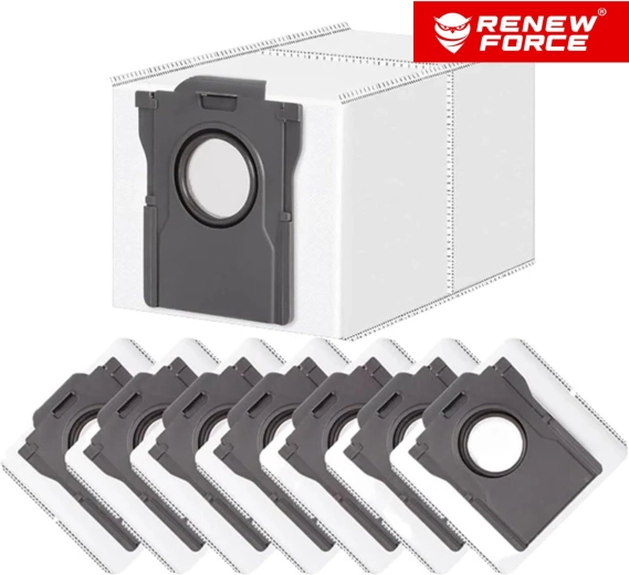 Renew Force saci pentru stația de golire pentru aspirator robot (12 buc.) compatibili cu Dreame și Xiaomi