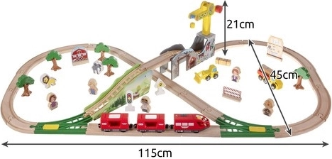 Traseu de mari dimensiuni și accesorii distractive
