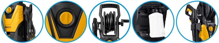 Tambur integrat pentru furtun și echipare completă