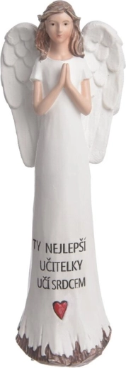 Înger ceramic pentru profesoară 19 cm