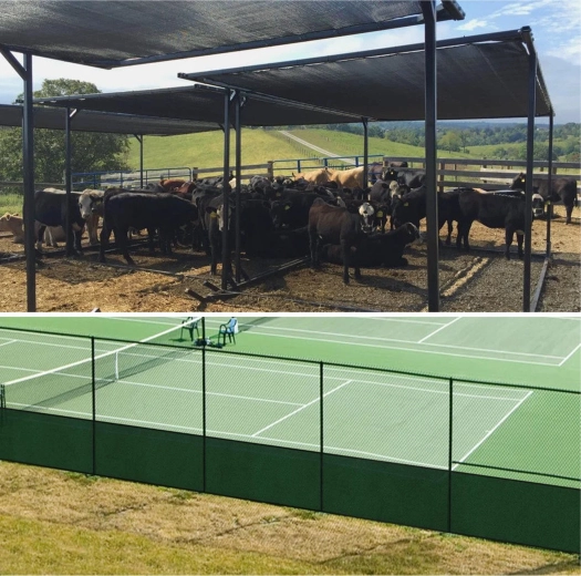 Plasă de umbrire și ecranare 1,5 × 25 m, acoperire 95%, 180 g/m², UV, cu 50 coliere de prindere