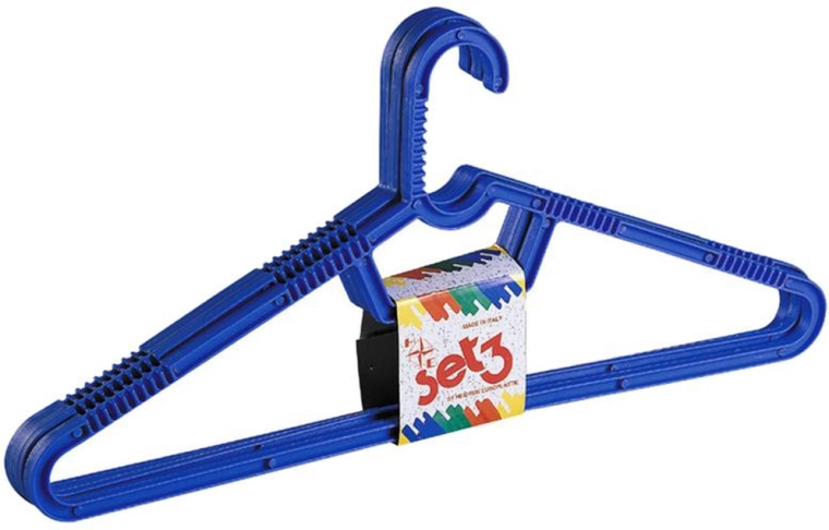 Umerașe din plastic HEIDRUN, set de 3 bucăți