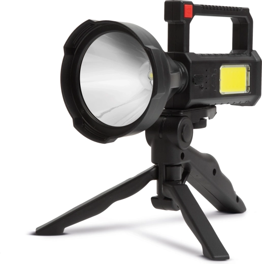 Lanternă LED multifuncțională reîncărcabilă cu lumină de lucru și trepied, 580 lm
