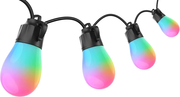 Ghirlandă luminoasă inteligentă pentru exterior NEEWER RGBW, 15 m