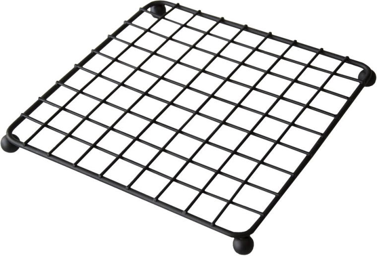 Suport metalic pentru oală 19 × 19 × 2 cm, negru