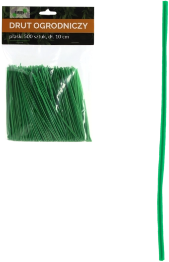 Sârme plate de legat pentru grădină 10 cm – 500 buc