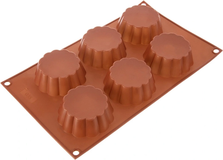 6 forme florale pentru porții uniforme