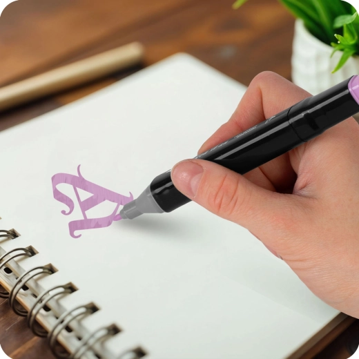 Flux lin al cernelii pentru caligrafie și lettering