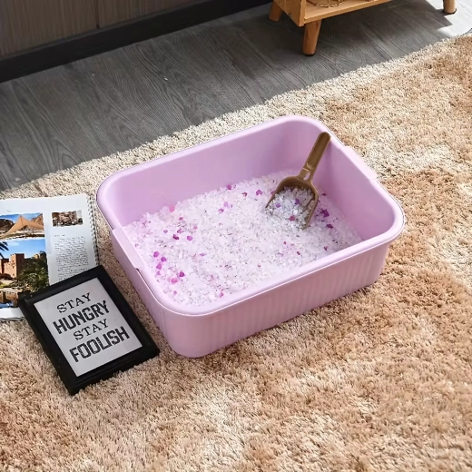 Nisip silicat pentru pisici 1,5 kg, neaglomerant și fără praf, 3,8 l