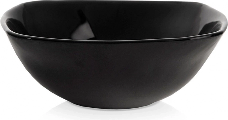 Bol de sticlă LUNA 190 ml negru 11,5 cm