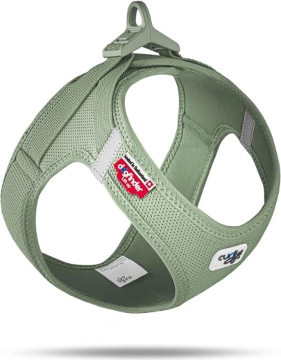 Ham Curli pentru câini cu cataramă air-mesh olive, mărimea L (8–13 kg)