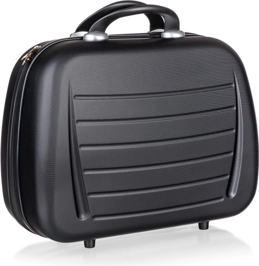 Trousă cosmetică de călătorie din ABS, 15 l, neagră