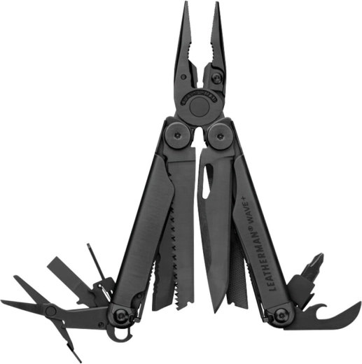 Leatherman Wave Plus Black unealtă multifuncțională – 18 funcții, negru