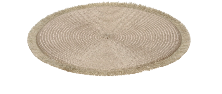 Suport de masă rotund auriu 35 cm