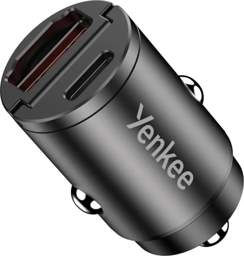 Încărcător auto 30W USB‑C/USB‑A cu Power Delivery și Quick Charge