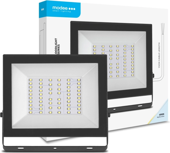 Reflector LED Modee E‑series Slim 50 W, 4000 lm, 6000 K, IP65, 120°