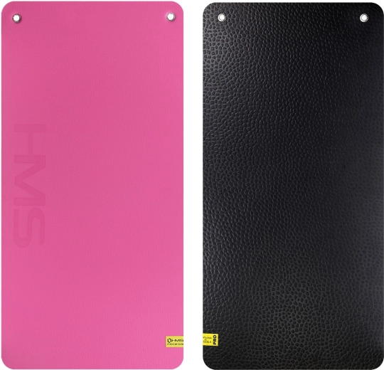 Saltea fitness de studio cu inele HMS Premium, roz