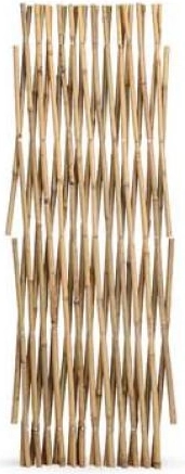 Gard mic extensibil din bambus 200 × 200 cm