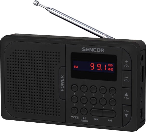 Radio portabil Sencor cu Bluetooth, USB și microSD