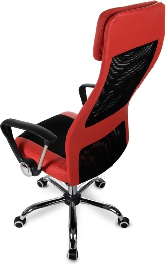 Spătar ergonomic înalt cu suport lombar