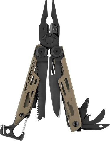 Leatherman Signal coyote tan unealtă multifuncțională 19 funcții