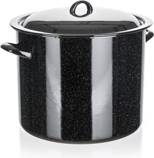 Oală emailată cu capac 28 cm, 14 l