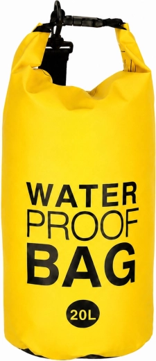 Sac etanș, impermeabil, 20 l pentru caiac, SUP și călătorii