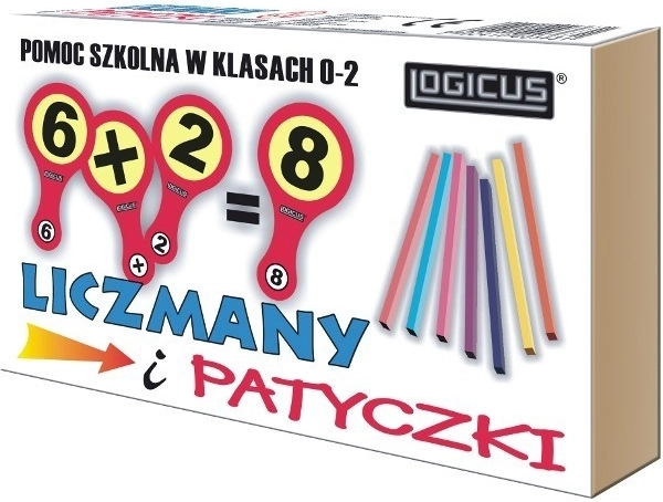 Abac și bețe din lemn pentru învățarea numerelor 0–20
