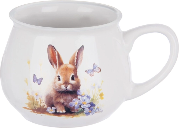 Cană ceramică Primăvara cu iepuraș 300 ml