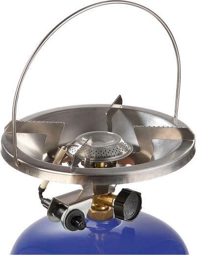 Aragaz pe gaz pentru butelie SOLO Plus cu aprindere piezo, cu un singur arzător