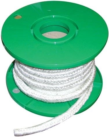 Șnur izolant 4×4 mm pentru șeminee și sobe, rezistent până la 500 °C