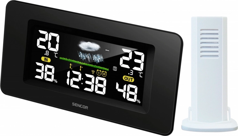 Stație meteo SWS 5270 cu ecran LCD color