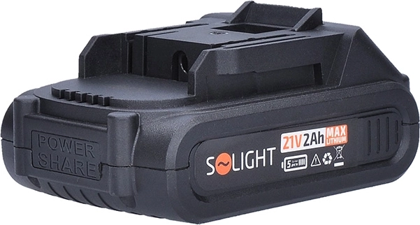 Baterie Li-Ion Solight 21 V 2 Ah pentru ferăstraie cu acumulator RNP100 și RPN100A